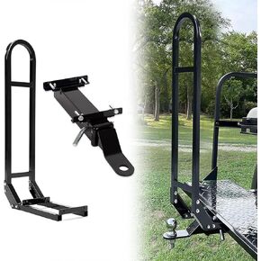 ECOTRIC Golf Cart Rear Grab Bar Universal and Trailer Hitch with Receiver for Step on Back EZGO Club Car Yamaha with One Year Warranty