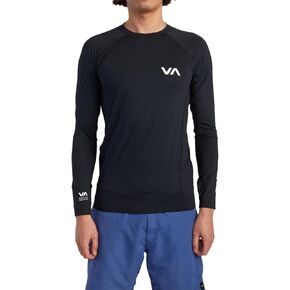RVCA Men's RVCA Ls Rashguard Black Medium