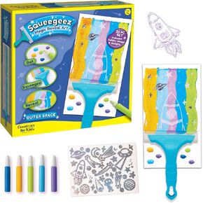 Creativity for Kids Squeegeez Magic Reveal Craft Kit: Butterfly - Kids Painting Art Activity, Gifts for Girls and Boys Ages 7-12+