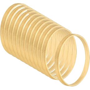 PATIKIL 10.2 Inch Wooden Bamboo Floral Hoop, 12Pack Craft Rings for DIY Wedding Wreath Decor, Dream Catcher and Hanging Crafts