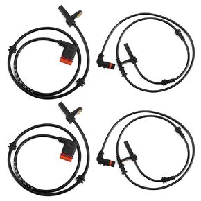 4 ABS Wheel Speed Sensor A2219057100 for Benz S Class W221 2005-2013 C216 2006-2013 A2219057300 Front & Rear Left Right Set