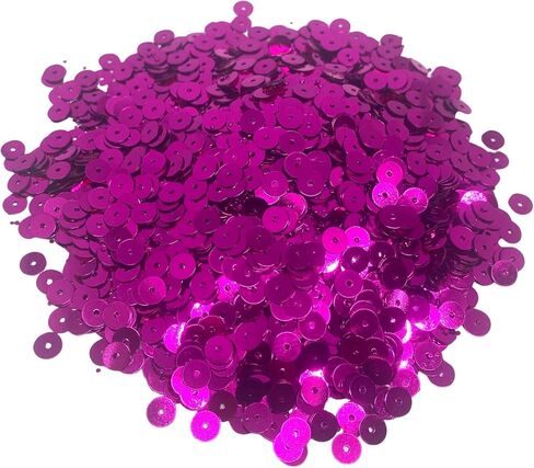3/4/5/6 mm Flat Sequin Paillettes, 30000 Pcs, Mix Color Assortment Acrylic Sequin – 3.22 Ounce (100 Grams) 3 mm Black in Kuwait