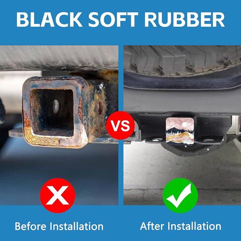 Bigfoot Saw Me Hitch Covers 2 Inch But Nobody Believes Him Rubber Receiver Tube Hitch Plug for Men,Square Hitch Box Cover Towing Hitch Plug Covers for Trucks SUV in Saudi Arabia