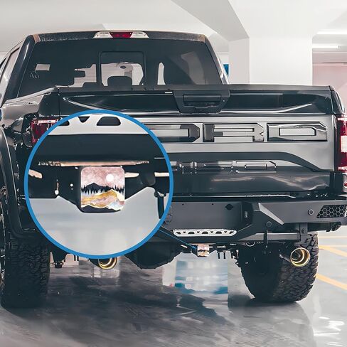 Bigfoot Saw Me Hitch Covers 2 Inch But Nobody Believes Him Rubber Receiver Tube Hitch Plug for Men,Square Hitch Box Cover Towing Hitch Plug Covers for Trucks SUV in Saudi Arabia