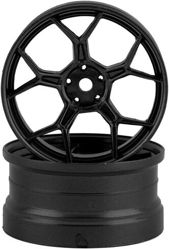 2PCS 1/10 RC Feathery Light Split Spoke Drift Wheels Rims, New Version 8mm Offset, 7gram, Compatible w/Yokomo YD MD RD, MST RMX, Reve D RDX, Redcat RDS, HPI, Tamiya TT (Chrome) in Saudi Arabia