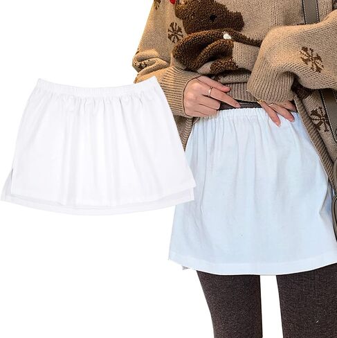 Button Shirt Extender Mini Length Tops Extension Stretch Layering Fake Top Lower Sweep in Saudi Arabia