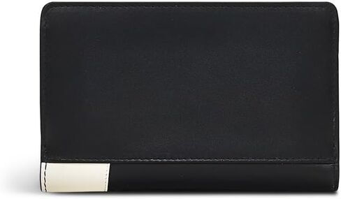 RADLEY London – Face to Face -Leather Medium Bifold Wallet - Multi-Card Holder with Zipper Pocket - Slim Wallet for Women (Black) in Saudi Arabia