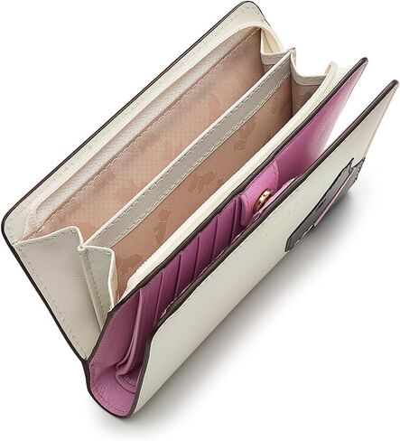 RADLEY London – Face to Face -Leather Medium Bifold Wallet - Multi-Card Holder with Zipper Pocket - Slim Wallet for Women (Black) in Saudi Arabia