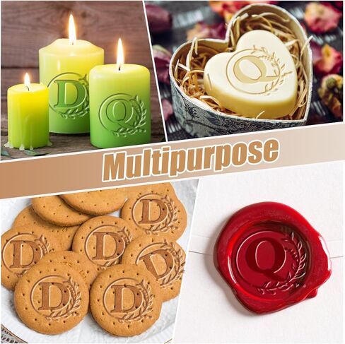 Personalized Soap Stamp for Homemade Soap,Letter M Custom Initial Soap Stamp,Multi Functional Soap Making Kit Supplies,Personalized Gift for Soap Crafter in Saudi Arabia