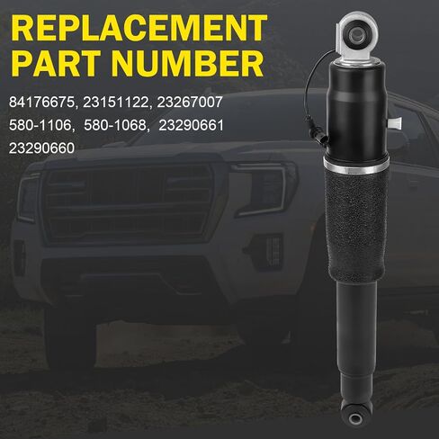 84176675 Rear Air Shocks Suspension Struts Compatible for 2015-2021 Yukon(XL) Suburban Tahoe Escalade(ESV) in Saudi Arabia