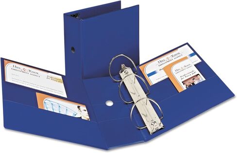 Avery Durable 3 Ring Binder, 3" One Touch EZD Rings, Label Holder, 1 Black Binder (07701) in Saudi Arabia