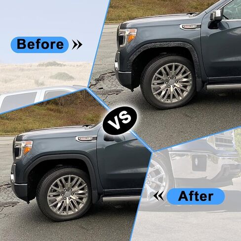 SecosAutoparts Front Right Side Fender Moulding Wheel Arch Trim Compatible with GMC Sierra 1500 2019-2023# 84492974 85522781 GM1291265 in Saudi Arabia