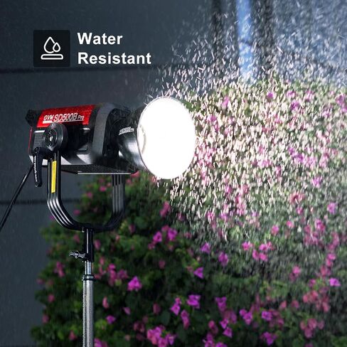 GVM Pro SD500B 500W Led Video Light، أضواء الاستوديو مع Bowen Mount، طقم إضاءة التصوير الفوتوغرافي 61600lux/1m مع غطاء قياسي 45 درجة، إضاءة فيديو الإخراج المستمر مع وحدة التحكم، CRI 97+، 2700-6800K in Kuwait