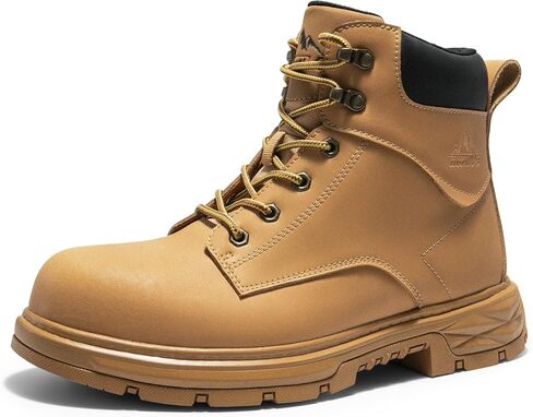 NORTIV 8 Steel Toe Work Boots for Men Waterproof Slip on Safety Construction Boots in Saudi Arabia