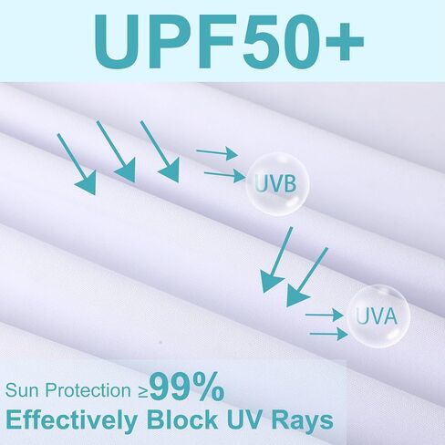 Men's UPF 50+ UV Sun Protection Long Sleeve Shirts Rash Guard Swim Shirts Lightweight Quick Dry Outdoor T Shirt in Saudi Arabia