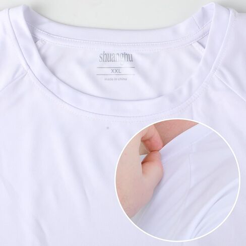 Men's UPF 50+ UV Sun Protection Long Sleeve Shirts Rash Guard Swim Shirts Lightweight Quick Dry Outdoor T Shirt in Saudi Arabia