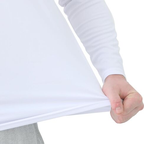 Men's UPF 50+ UV Sun Protection Long Sleeve Shirts Rash Guard Swim Shirts Lightweight Quick Dry Outdoor T Shirt in Saudi Arabia