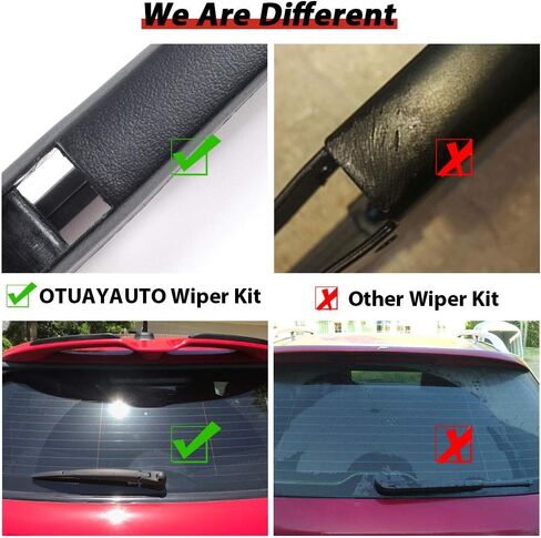 بديل لسيارة Toyota 4Runner 2010-2023، مجموعة شفرات ذراع ممسحة الزجاج الأمامي الخلفي - مصنع OTUAYAUTO OEM 85241-35060 in Kuwait