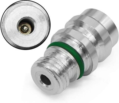 طقم ختم نظام تكييف الهواء بغطاء وصمام Wulankd GM، صمام Schrader M12 X 1.50، صمام الخدمة الأمريكي، متوافق مع MT0105، 800-955، 59946، GM 52458184 in Kuwait