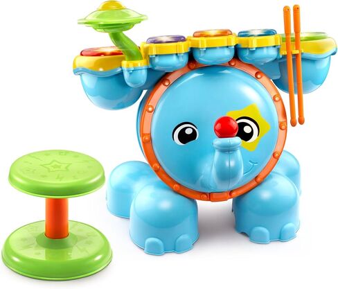 طبول ممتعة من VTech Zoo Jamz Stompin، متعددة الألوان in Kuwait
