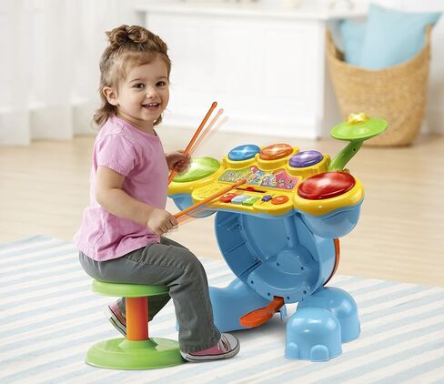 طبول ممتعة من VTech Zoo Jamz Stompin، متعددة الألوان in Kuwait