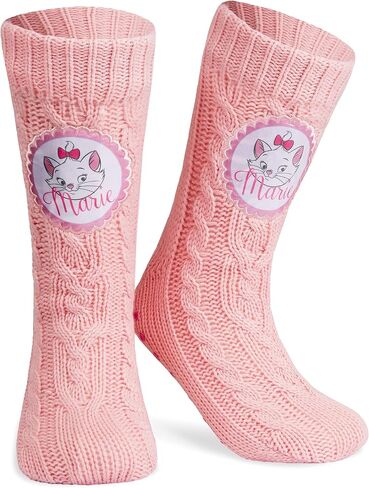 Disney Fluffy Socks for Women and Teenagers Soft Warm Slipper Socks Non Slip One Size Lounge Wear Gifts for Women in Saudi Arabia