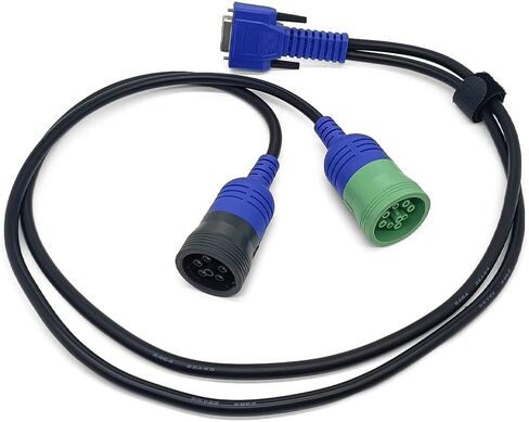 MADAT 493148 كابل تشخيص USB Link 2 + 3 مناسب لمحول Deut-SCH للمركبات الثقيلة 6Pin 9Pin Class 4-8 in Kuwait