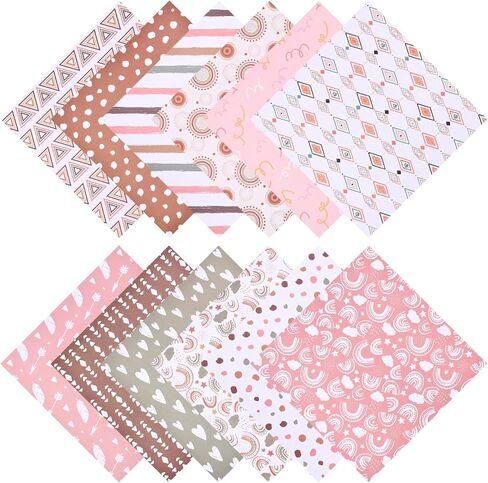 24 قطعة من ورق القصاصات، مجموعة ورق القصاصات مقاس 12 × 12 بوصة، ورق حرفي مزخرف ملون مزدوج الجوانب، 12 نمطًا، ورق حرفي لصنع البطاقات بنفسك، ألبوم صور القصاصات، ديكور المنزل in Kuwait