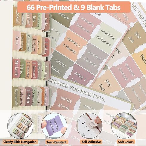 32Pcs Bible Journaling Kit,Bible Study Supplies with 6pcs Highlighters No Bleed,75 Laminated Tabs,5 Magnetic Bookmarks,300 Sticky Notes,6 Color Pens with Refills,Bible Journaling Supplies for Women in Saudi Arabia