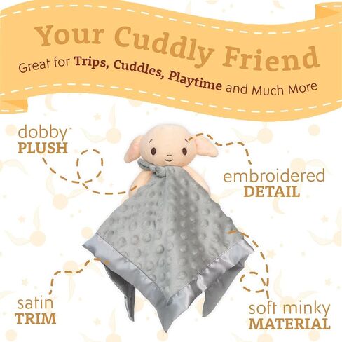KIDS PREFERRED Harry Potter 12 Inch Dobby Baby Lovey Security Blanket Snuggle Toy Stuffed Animal for Newborn Infants and Babies in Saudi Arabia