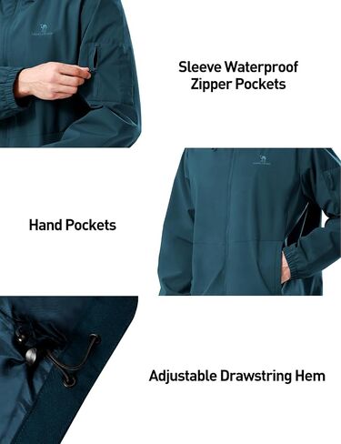 CAMELSPORTS Men Waterproof Softshell Jacket Windbreaker Hooded lightweight Rain Coat for Outdoor Hiking in Saudi Arabia