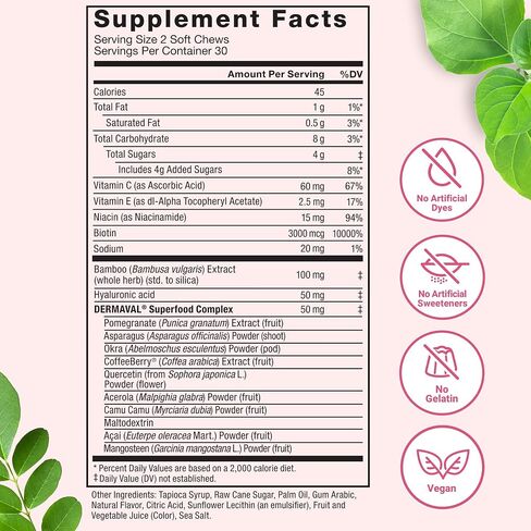 FORCE FACTOR Collagen Boosting Superfoods with Biotin, Hyaluronic Acid, Bamboo, and Hair, Skin, and Nails Vitamins, Nail Strengthener and Skin Supplement, 60 Vegetable Capsules in Saudi Arabia