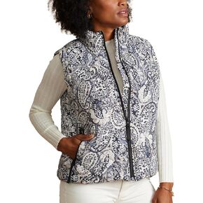 Vera Bradley Women's Zip Up Puffer Vest With Pockets (Extended Size Range)