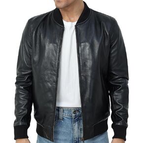 Heritage Mens Leather Jacket | 100% Sheep Leather Jackets For Men | USA Standard's Leather Motorcycle Jacket