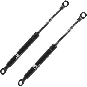 X AUTOHAUX 2pcs 10 Inch 24Lbs/107N Black Universal Lift Supports Struts Shocks Gas Spring for Car Boat RV