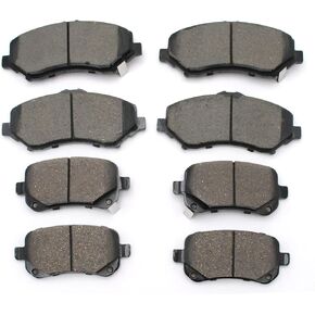 D1273 D1326 Front Rear Ceramic Brake Pads Sets Fit For Chrysler Town & Country 08-12,For Dodge Grand Caravan 08-12,For Dodge Journey 09-13,For Ram C/V 12,For VW For Routan 09-12