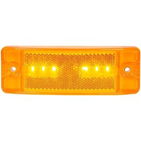 GG Grand General 78282 Turtle Style Amber 6 LED Marker Light