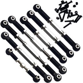 Nvwadayu Stainless Steel Turnbuckles Camber Links Upgrade Parts Fit for 1/10 Traxxas Slash 4x4 Traxxas Stampede Traxxas Slash 2wd Traxxas Bandit Traxxas rustler 4x4 vx(Green)