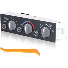 599-006 Heater Climate Control Panel Module, A/C Climate Control Module, with Rear Window Defogger Switch, Compatible with 1996-2000 Chevy Suburban Tahoe GMC Yukon #9378805 15-72547