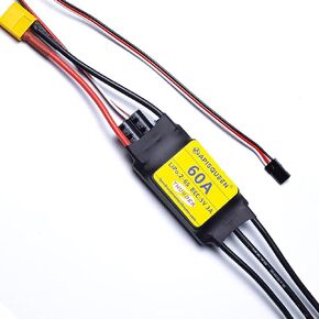 APISQUEEN 120A ESC 2-6S Brushless Electronic Speed Controller 5V/6V/7.4V 5A BEC with XT90 & 4.0mm Plug for Model Ship RC Boat RC Airplane