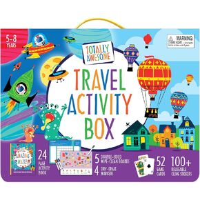 Parragon Totally Awesome Travel Activity Kit for Kids Age 5-8
