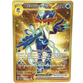 Pokemon - Quaquaval ex 273/193 - Paldea Evolved - Gold Secret Rare Card