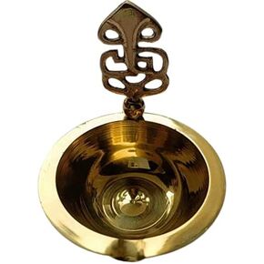Diwali Dhanteras Dushehra Navratri Pooja Jyot Stand Puja Diya Brass Heavy Metal Pure Brass Dhoop Diya Dhoop Dani Kapoor Aarti Lamp/Dhoop Stand