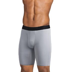Jockey Men's Underwear Active Ultra Soft Modal 9" Long Leg Boxer Brief - 3 Pack