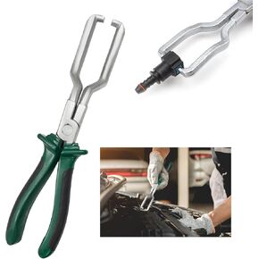 Electrical Disconnect Pliers, 8.9 Inch Electrical Connector Petrol Hose Release Pliers, Spark Plug Caliper Clip Disconnect Pliers Removal Tool, Universal Car Accessories