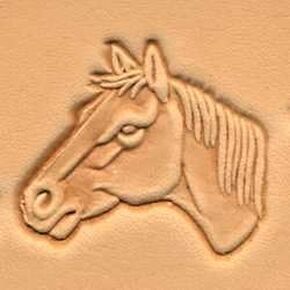 Tandy Leather 3D Horsehead Left Stamp 88364-00