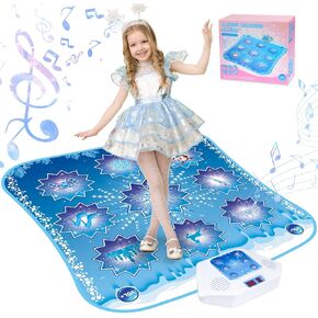 Dance Mat - Frozen Toys for Girls Boys,Electronic Dance Mat with Wireless Bluetooth for Children,Light Up LED Kids Musical Mat, Dance Floor Mat,Birthday Xmas Gifts for 3 5 7 9 10+ Year Old Girls Boys