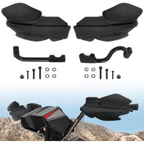 Handguards & Mount Brackets Kit Compatible with Polaris Sportsman 1000 850 800 570 550 500 450 400 300 Scrambler 850 1000 Switchback Assault 800 600 Pro RMK 800 Rush 800 Pro R 2876846 2879380 2876846