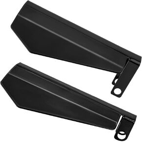 Coffin Cut, Hand Guards Motorcycle Stainless Steel Handguards Black Fit for 2007-2022 Harley Davidson Touring Sportster Dyna(Large)