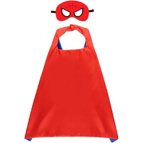 HuangWeida Superhero Cape and Mask for Kids, Toy for 3-9 Year Old Boys Girls Dress up Super Hero Costume